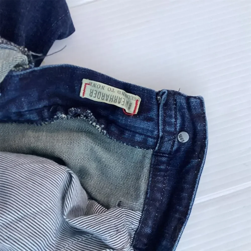 Vintage T.K. Axel Men's Straight Denim Jeans Blue‎ Size 34x32